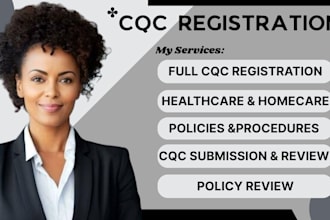 do full cqc healthcare registration policies and procedures business plan