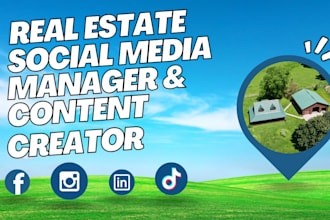 be your real estate social media manager and content creator