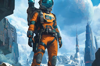 do design spaceship sci fi illustration and sci fi art
