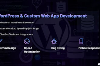 develop responsive wordpress websites and web applications