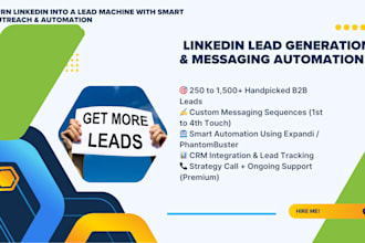 generate targeted linkedin leads and automate messaging to boost your outreach