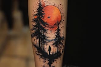 create old school or traditional tattoo design