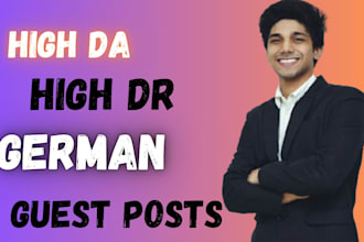 build SEO dofollow german guest post backlinks on high quality sites