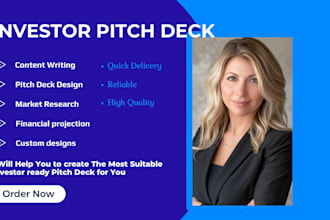 structure, write, design your sales or investor pitch deck
