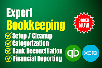 quickly fix bank reconciliation errors, cleanup catchup bookkeeping in qbo, xero