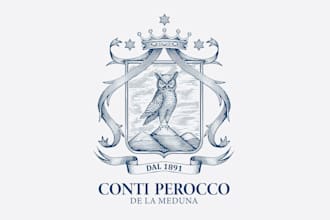 create family crest, heraldic logo or coat of arms