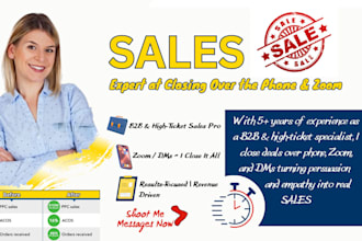 be your sales closer representative sales agent sales leads salesperson