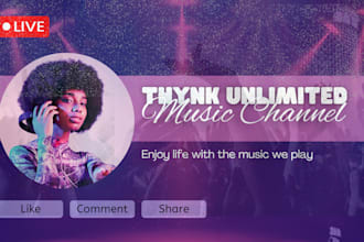 design professional linkedin and youtube banner, cover