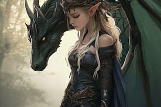 draw your oc, world of warcraft or dnd fantasy character
