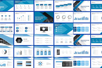 design, redesign powerpoint presentation and investor pitch deck for business