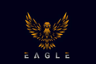 design professional eagle logo