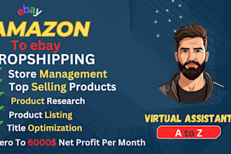 do amazon to ebay dropshipping optimizing listings and virtual assistant
