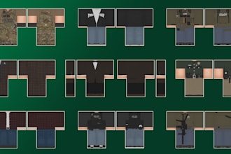 create roblox clothing for you for a cheap price