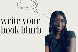 write your book blurb