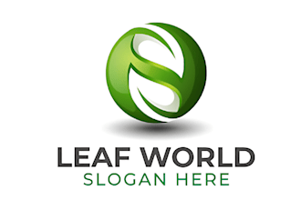 design vintage leaf logo plant, flower and nursery