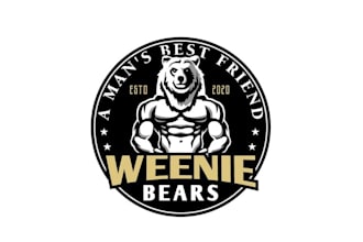 design super high definition gummy bears logo
