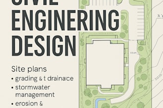 create professional grading, drainage, erosion control, and mep plans in autocad