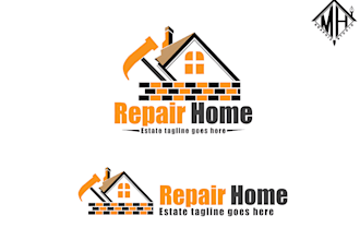 be your home repair remodeling handyman logo