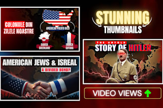 design cinematic documentary style youtube thumbnails