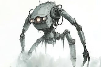 draw your 40k warhammer illustraion