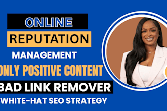 do whitehat online reputation management to boost positive online reputation ORM