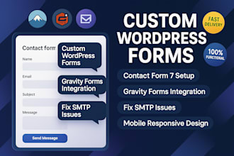 fix wordpress forms, contact form, smtp issues, email issues