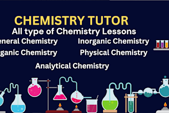 be your online chemistry tutor for all levels of chemistry