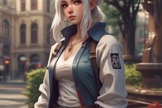 draw anime or semi realistic characters in my style