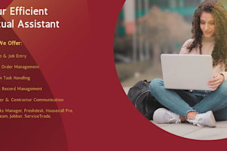 be efficient virtual assistant for property maintenance