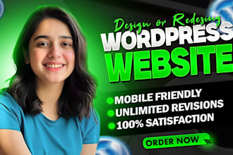 build, redesign, revamp wordpress website development, ecommerce website design