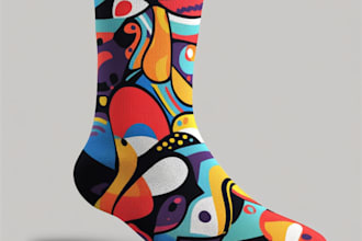 design unique socks design for your brand