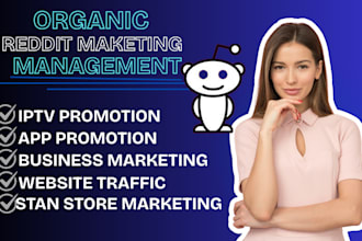 do reddit post management for ecommerce stan store, business ai app iptv website