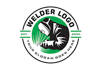 do outclass welder business logo design with cheap rate