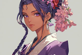 draw comic manga art, comic book anime,
