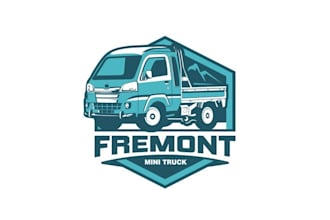 design professional japanese mini truck seller logo
