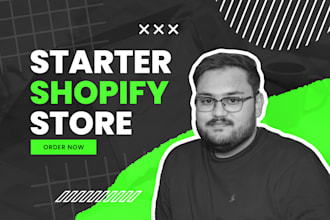 make starter shopify dropshipping store for quick launch
