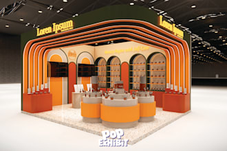 design exhibition booth, trade show stand, event stall, and kiosk