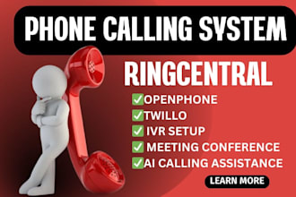 ringcentral IVR twilio  aircall gohighlevel automation vapi ai agent phone setup