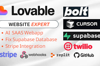 build lovable ai, lovable dev webapp bolt new ai saas fix supabase auth replit