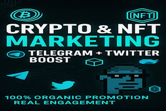 nft crypto telegram promotion twitter promotion nft marketing boost visibility