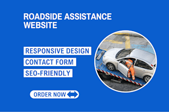 design car detailing, roadside assistance and car mechanic website
