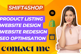 design shift4shop or 3dcart website squarespace shopee shopify store