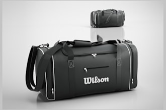 render 3d bag design, luggage, bagpack design, suitcase , purse ,cgi animation