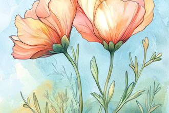 draw digital watercolor drawing professionally