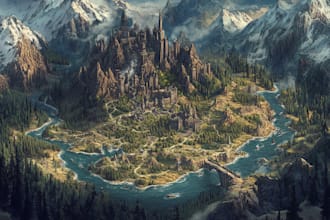 bring your game world to life with fantasy map design