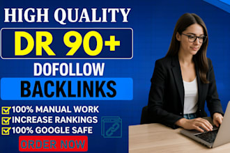 provide contextual dofollow dr 90 backlinks