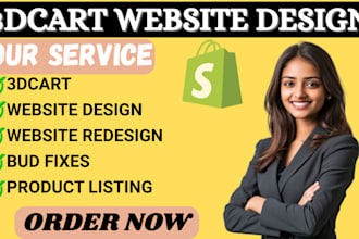 design redesign shift4shop 3dcart website SEO bug fixes shopee shopify store
