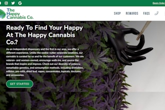 design cbd website marijuana ecommerce website cbd backlinks cannabis website
