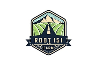 design traditional colorado hemp farm logo
