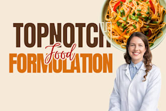 develop food formulation beverages energy drink supplement recipe development